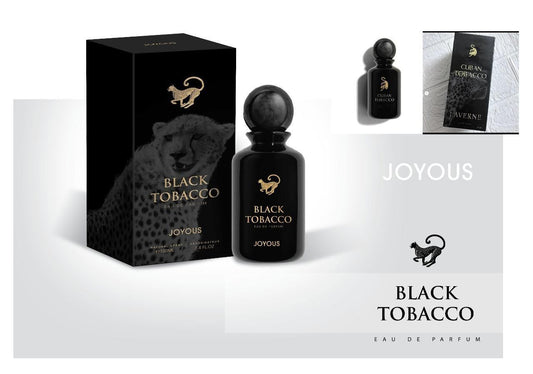 Black Tobacco Eau De Parfum 100ml by Joyous | Natural Spray