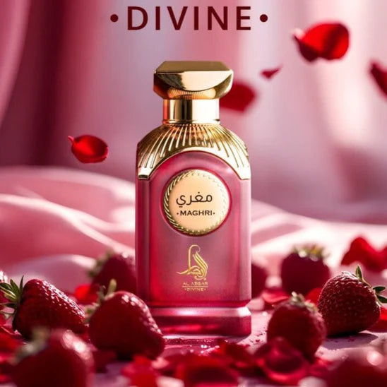 Divine Maghri by Al Absar Eau de Parfum 100ml | Inspired by Burberry Her | Fruity Floral Perfume for Women