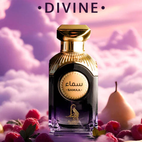 Divine Samaa by Al Absar Eau de Parfum 100ml | Inspired by Gucci Flora Gorgeous Gardenia | Elegant Floral Perfume for Women